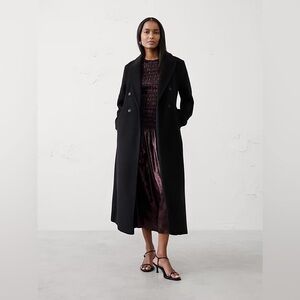 Banana Republic DRESS TOPCOAT NWT sz xxs black